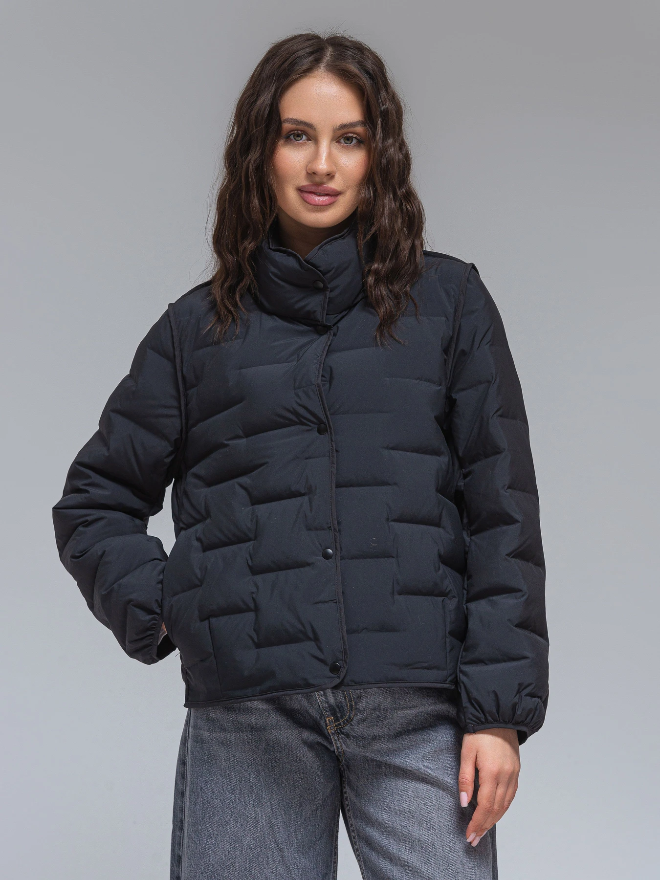 Куртки и дубленки VIVA WEAR модель 24-black Фото
