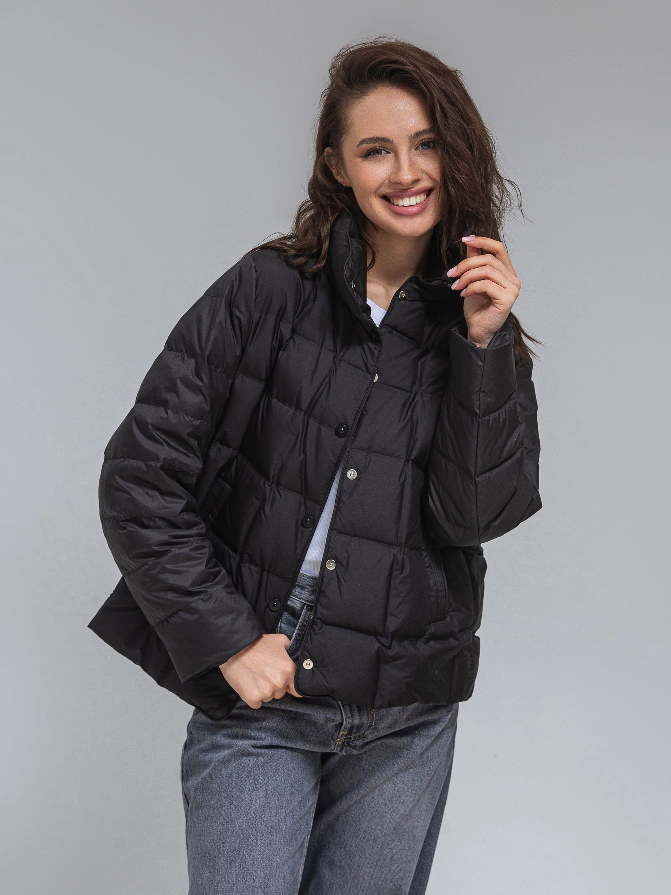 Куртки и дубленки VIVA WEAR модель 6537-black Фото