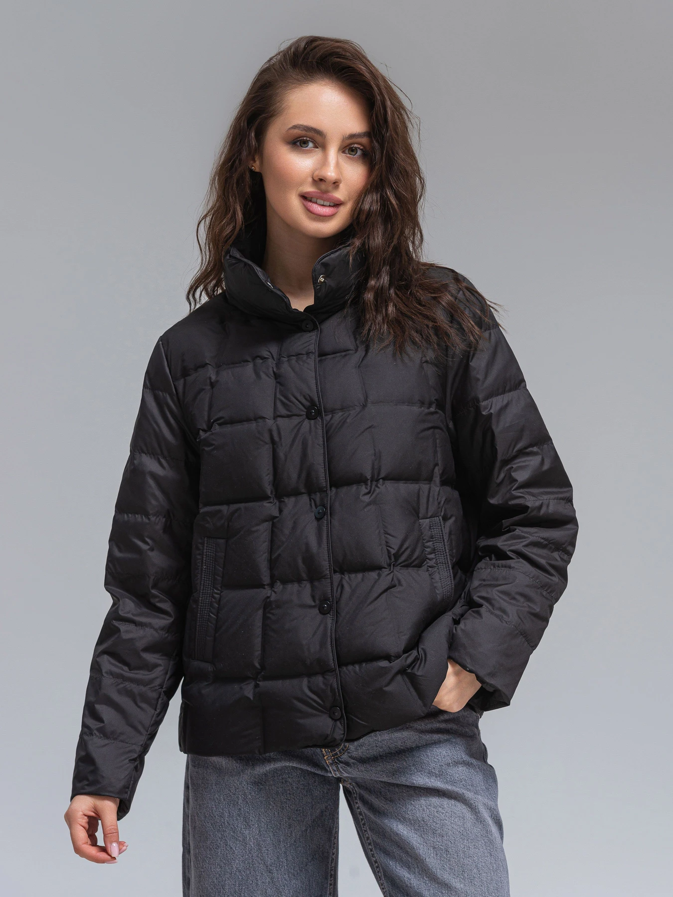 Куртки и дубленки VIVA WEAR модель 6537-black Фото