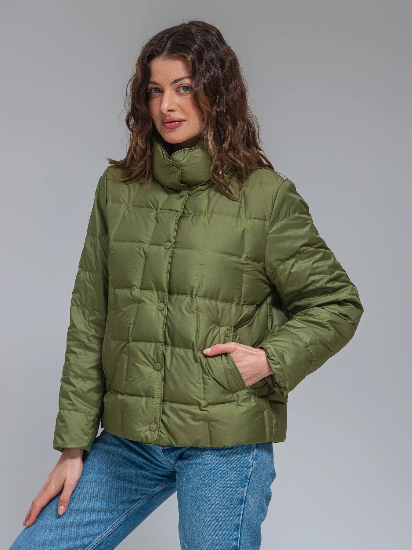 Куртки и дубленки VIVA WEAR модель 6537-green Фото