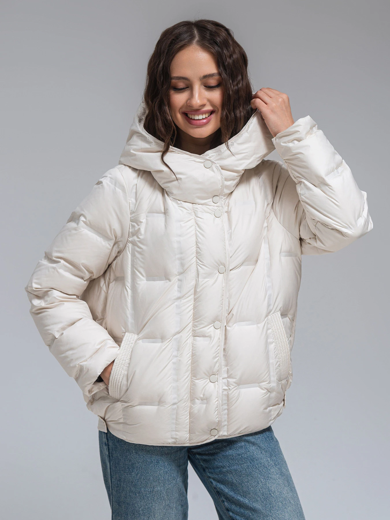 Куртки и дубленки VIVA WEAR модель 8856-milk Фото