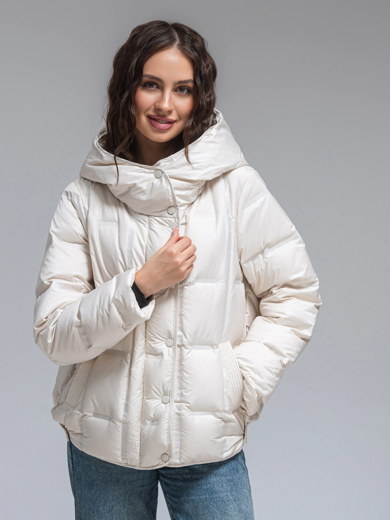 Куртки и дубленки VIVA WEAR модель 8856-milk Фото