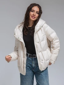 Куртки и дубленки VIVA WEAR модель 8856-milk Фото