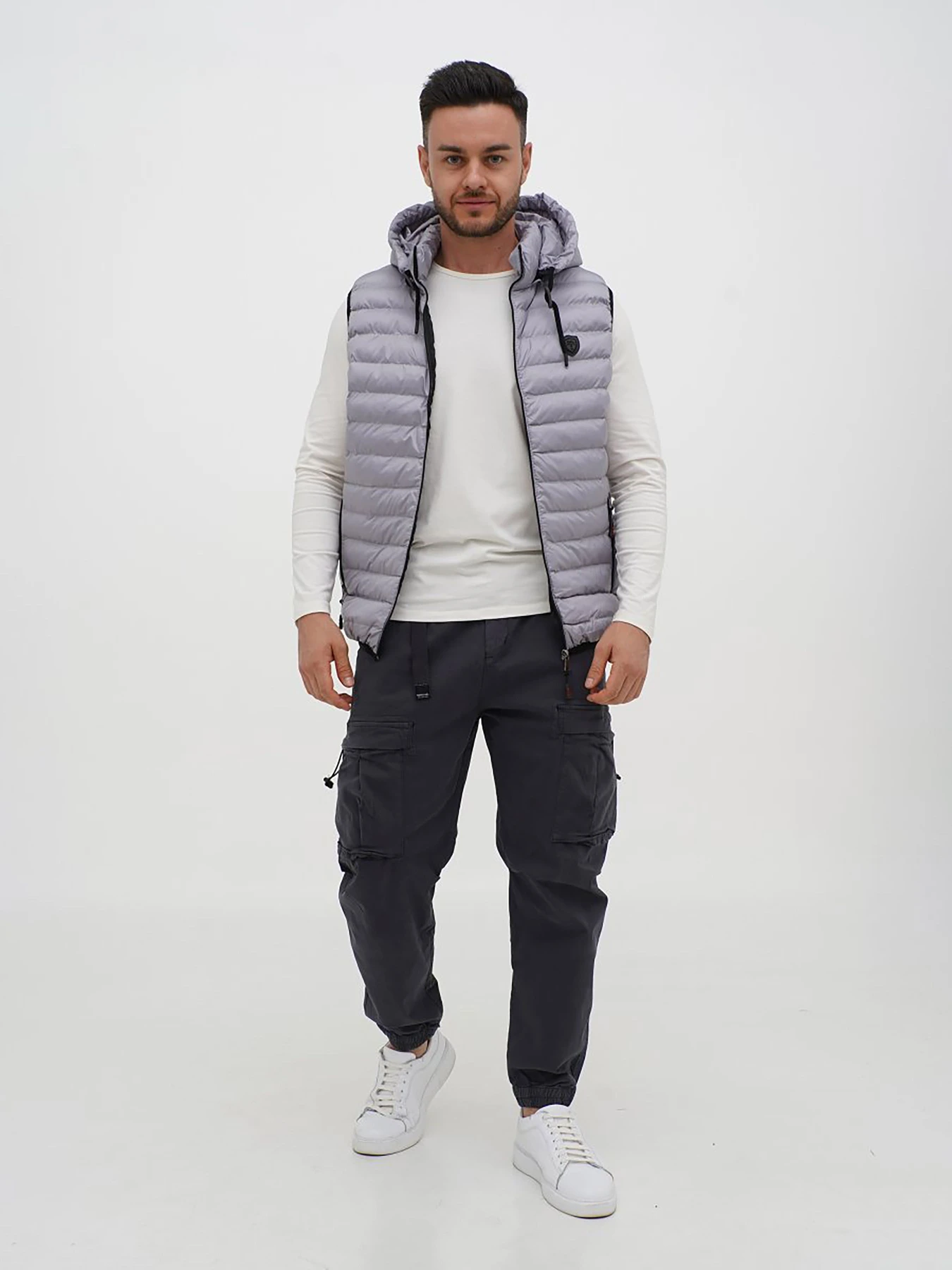 Куртки та дублянки Trend Collection модель TC12738LightGreyZHLTDMMN Фото