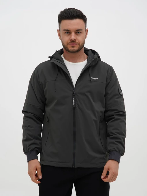 Куртки и дубленки Trend Collection модель TC12780GreyGreenMNKRTKDMSZN Фото