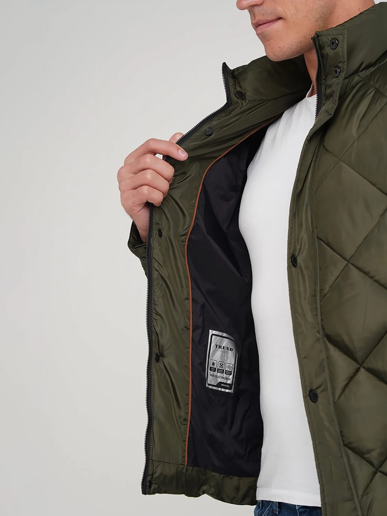 Куртки и дубленки Trend Collection модель TC5388DarkGreenMNKRTKDMSZN Фото