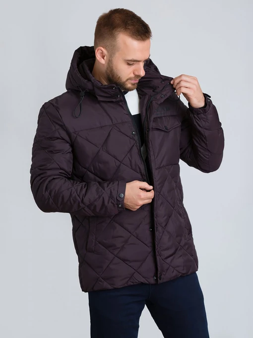Куртки та дублянки Trend Collection модель TC1407PlumMNKRTKDMSZN Фото