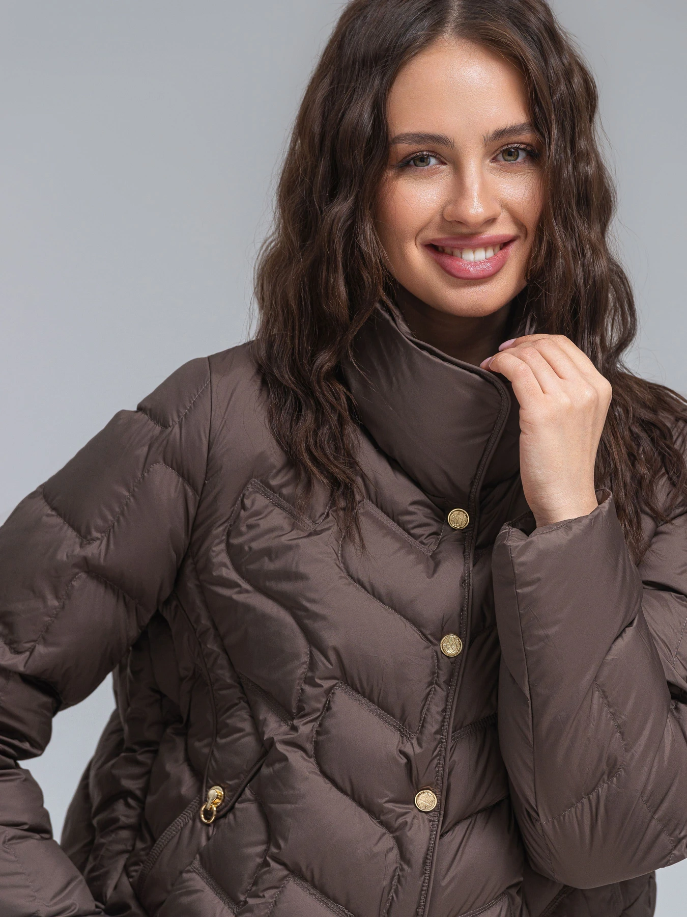 Куртки и дубленки VIVA WEAR модель 068-choco Фото