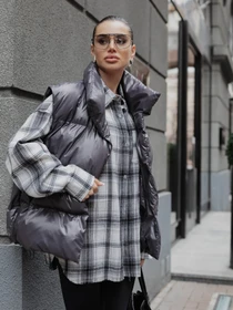 Куртки та дублянки Jadone Fashion модель Zhylet_Soft_graf Фото