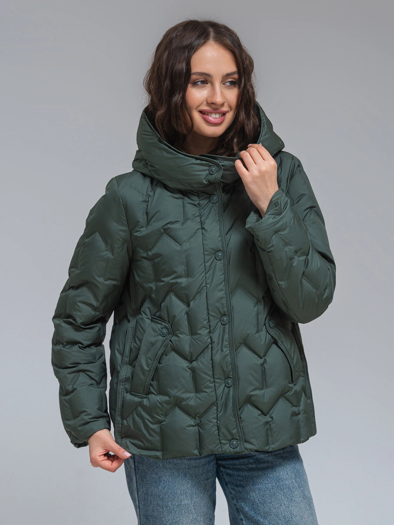 Куртки та дублянки VIVA WEAR модель 6538-green Фото