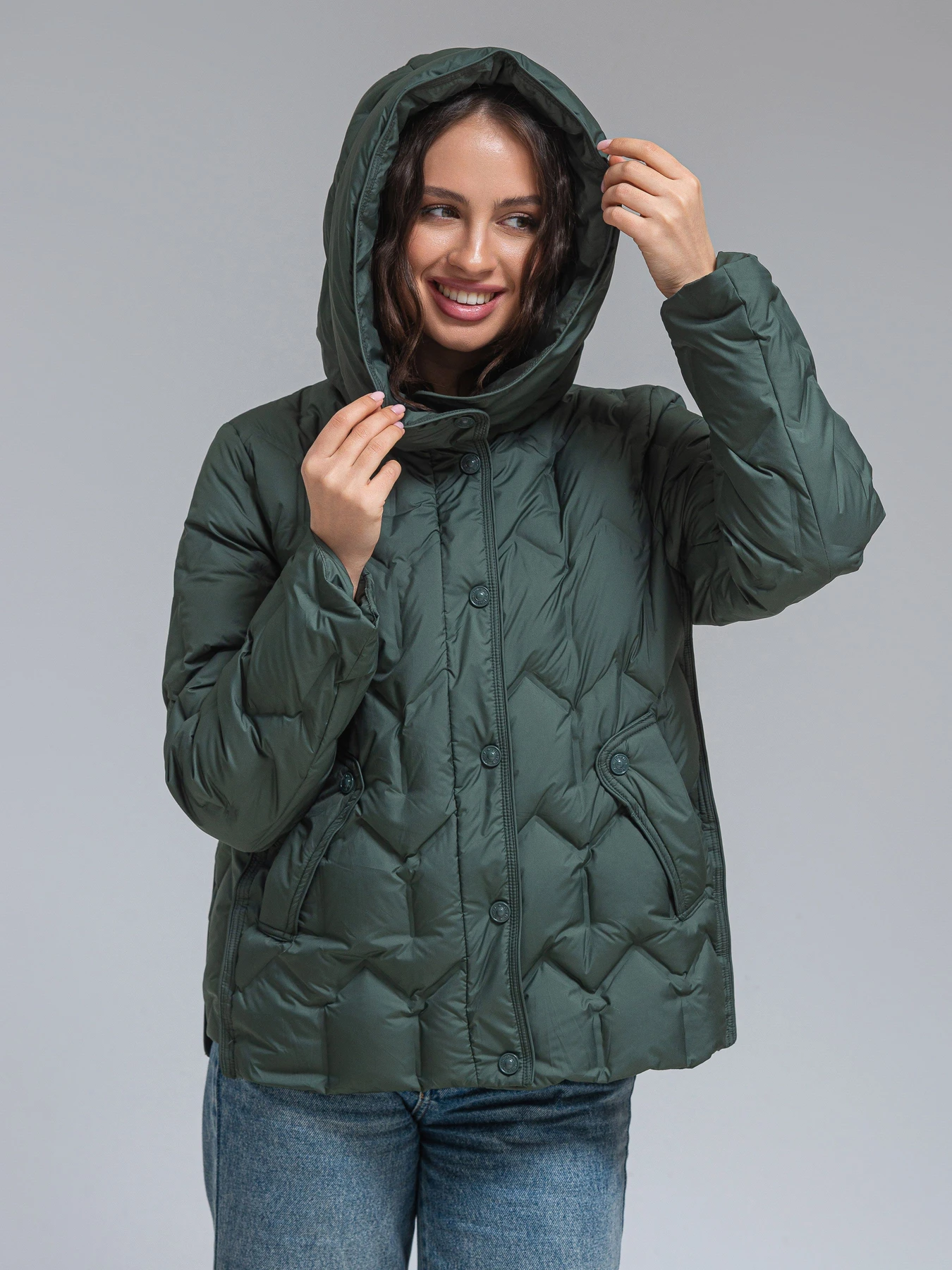 Куртки та дублянки VIVA WEAR модель 6538-green Фото