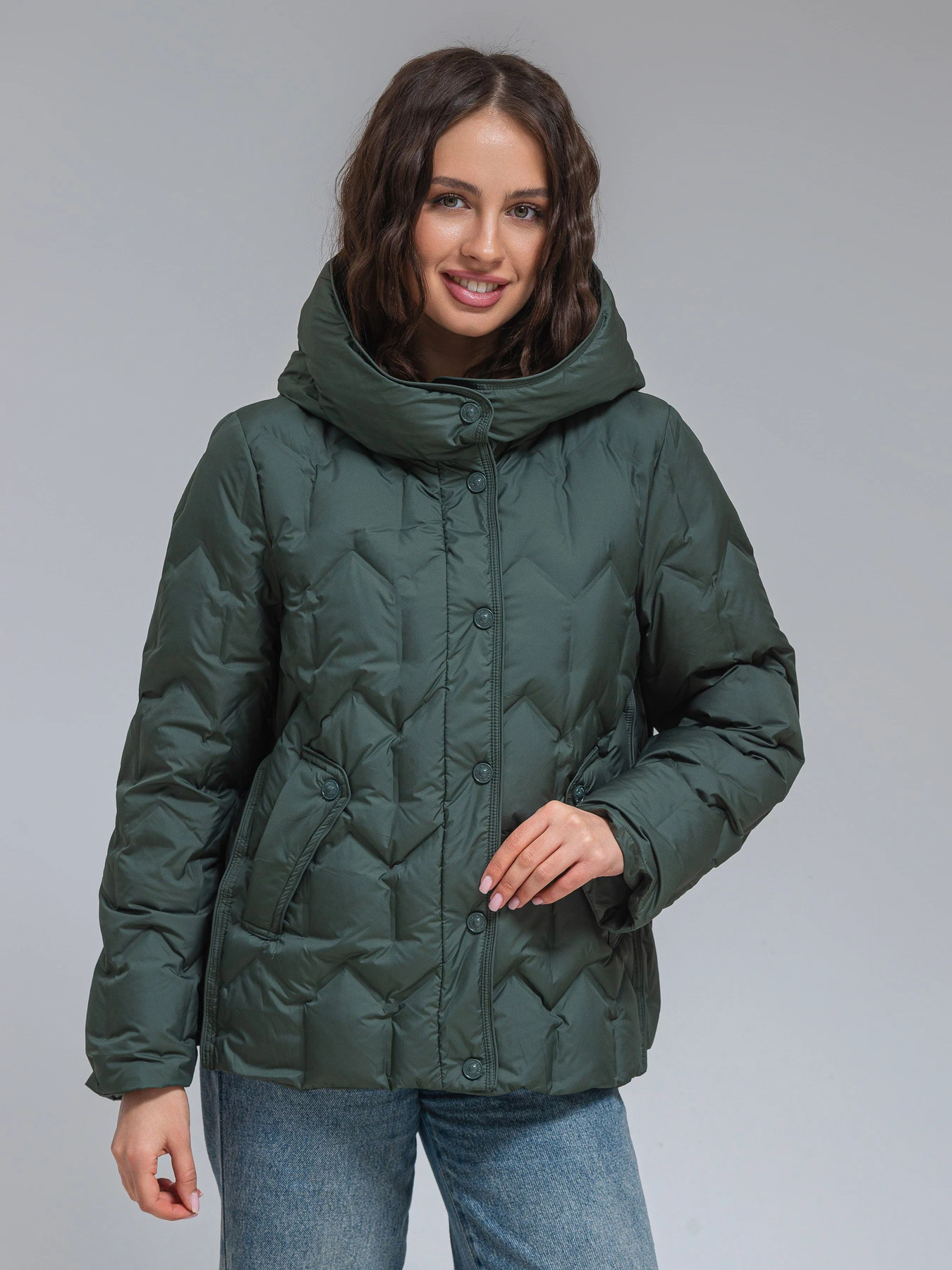 Куртки та дублянки VIVA WEAR модель 6538-green Фото