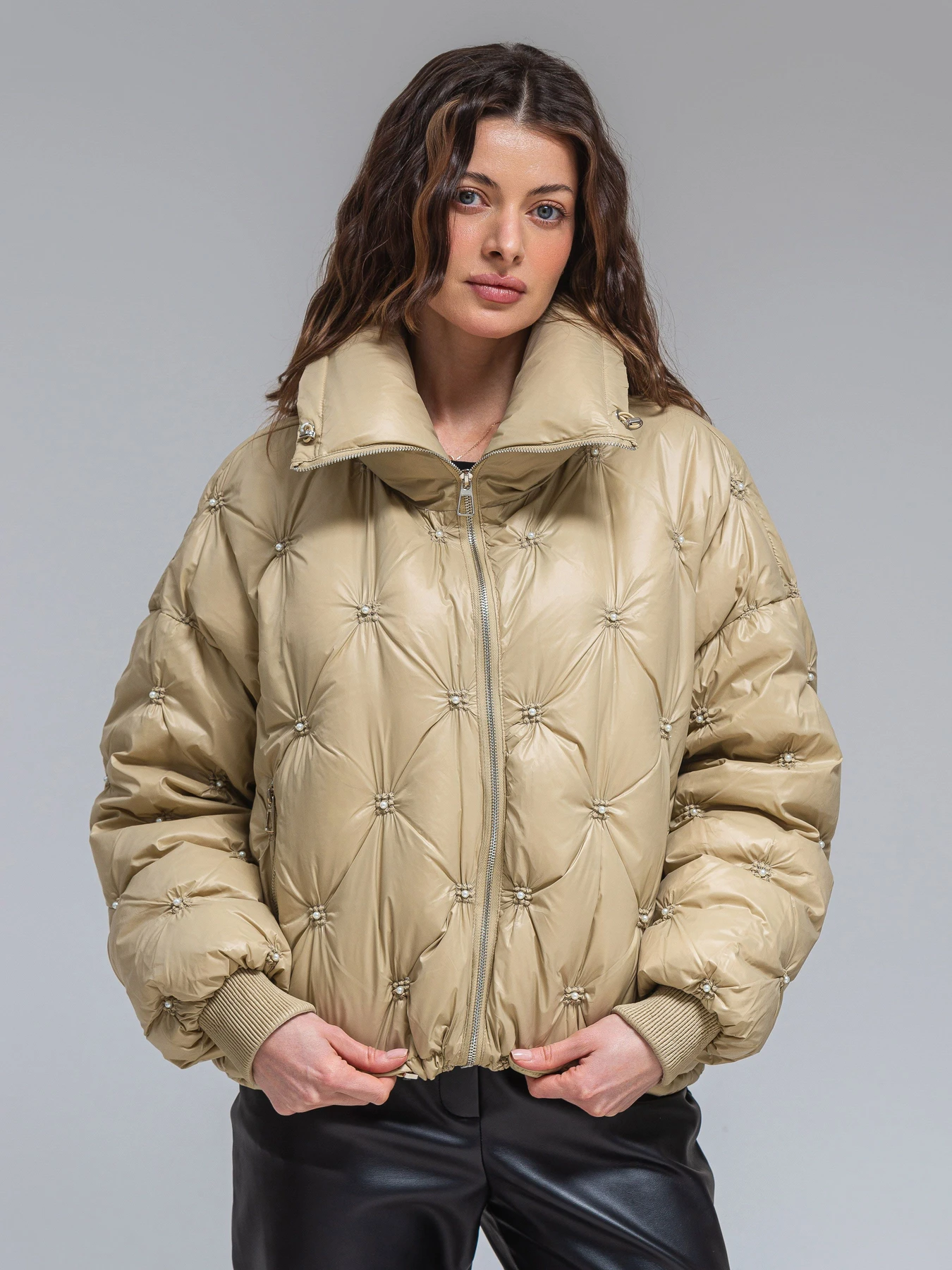 Куртки и дубленки VIVA WEAR модель 2346-beige Куртки и дубленки VIVA WEAR модель 2346-beige Фото