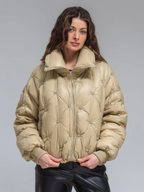 Куртки и дубленки VIVA WEAR модель 2346-beige Фото