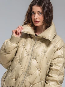 Куртки и дубленки VIVA WEAR модель 2346-beige Фото