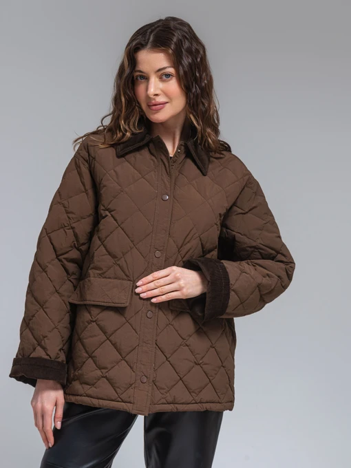 Куртки и дубленки VIVA WEAR модель 876-brown Фото