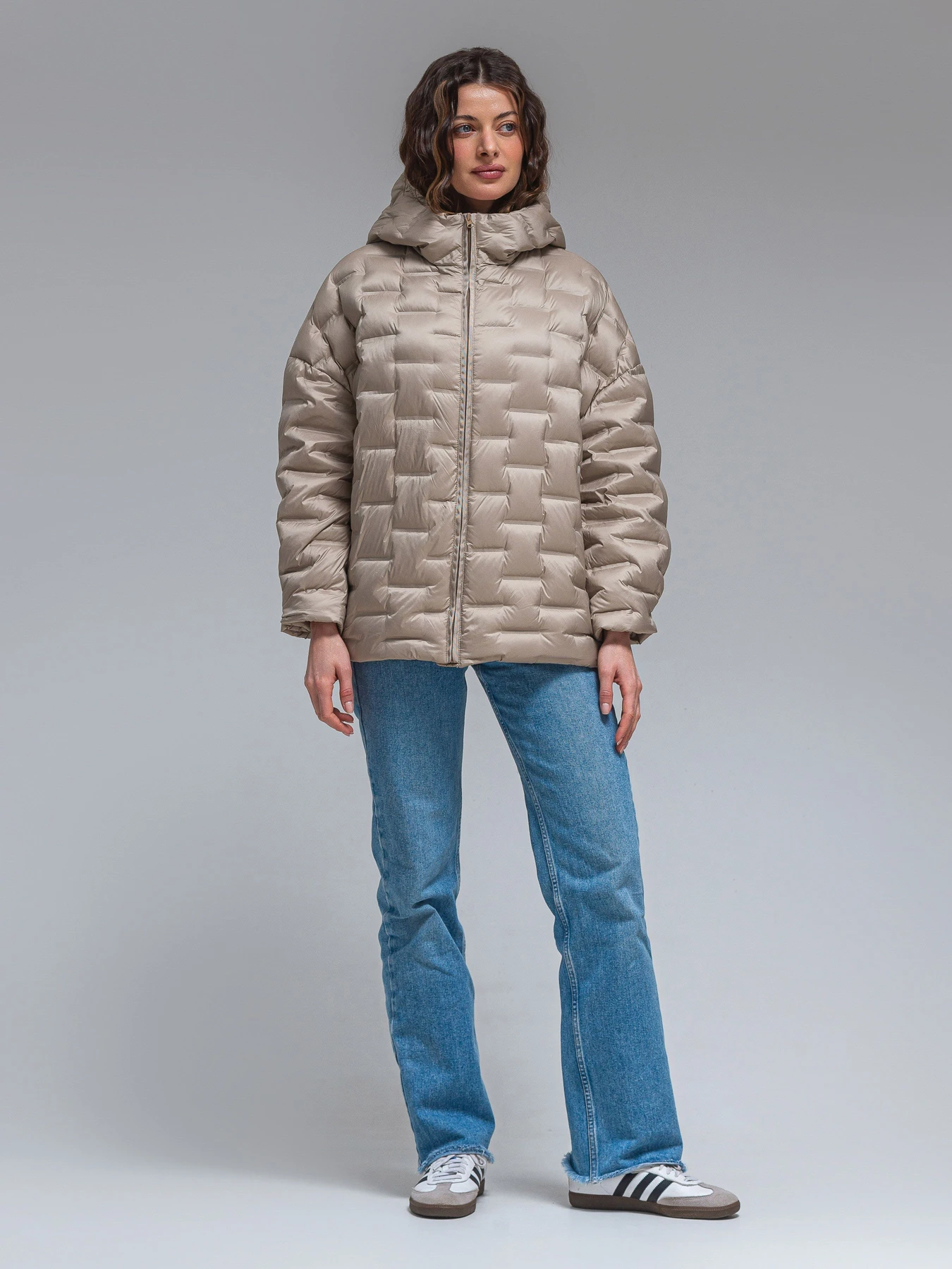 Куртки и дубленки VIVA WEAR модель 8892-beige Фото