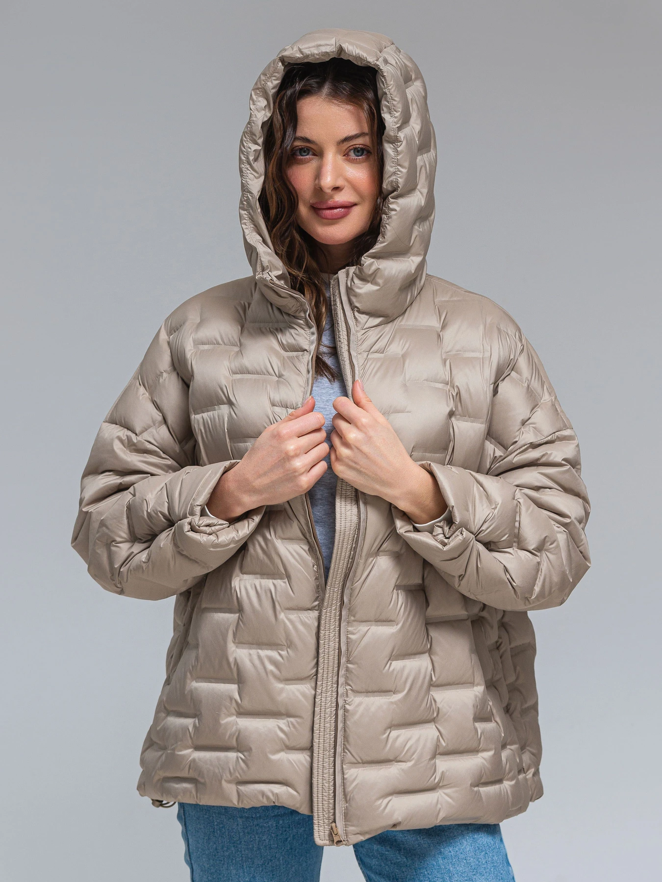 Куртки и дубленки VIVA WEAR модель 8892-beige Фото