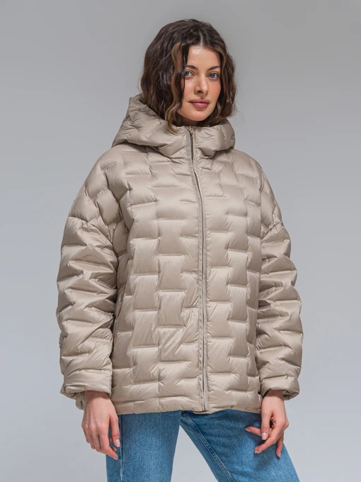 Куртки и дубленки VIVA WEAR модель 8892-beige Фото
