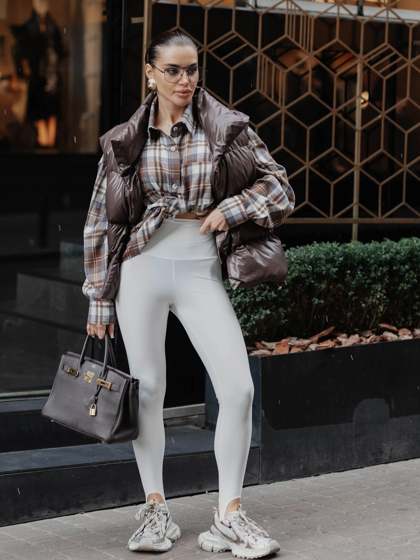 Брюки Jadone Fashion модель Legins_Sheim_bile Фото