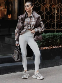 Брюки Jadone Fashion модель Legins_Sheim_bile Фото