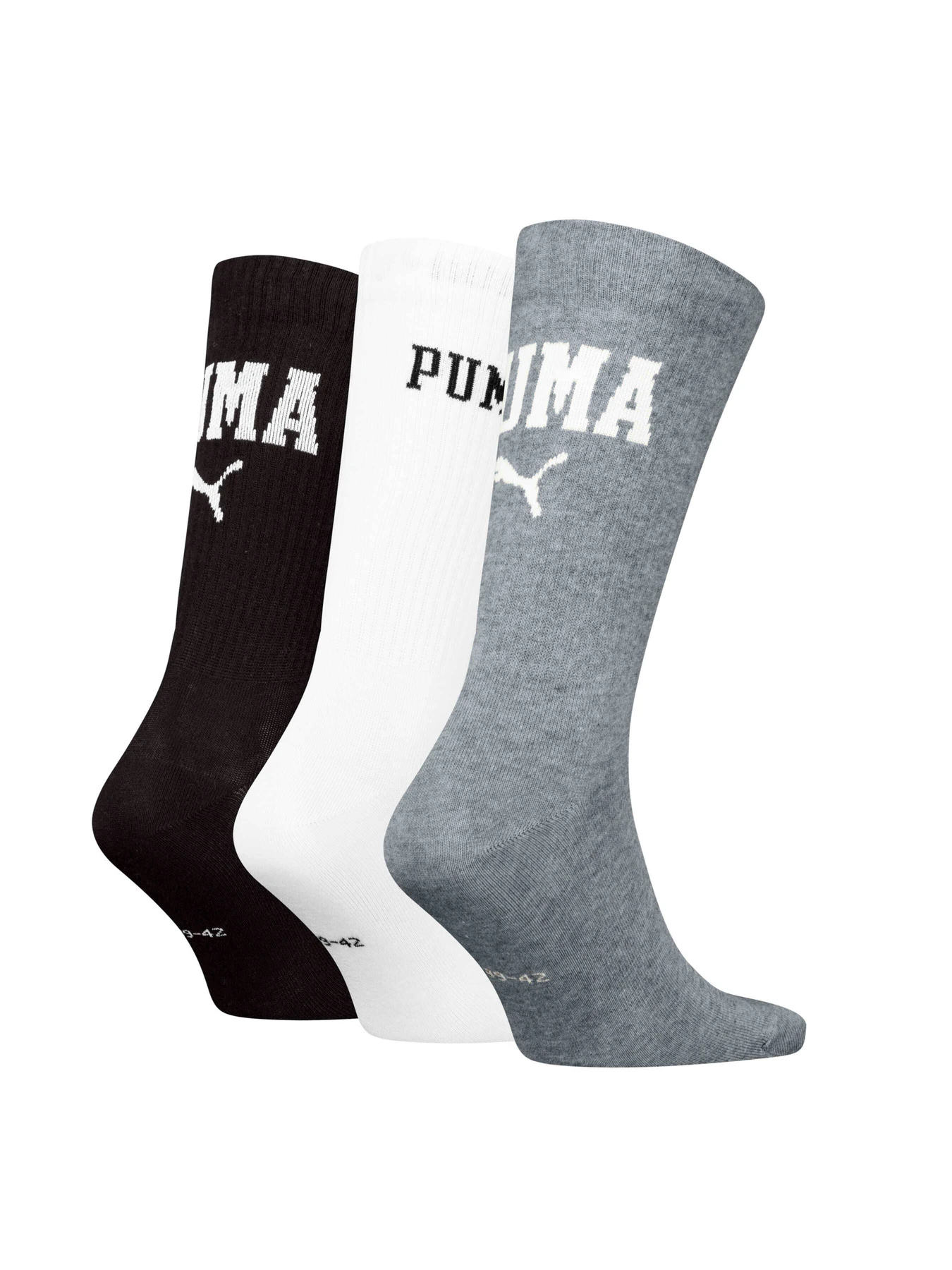 Носки и гольфы PUMA Unisex Logo Crew 3p модель 938632 Фото