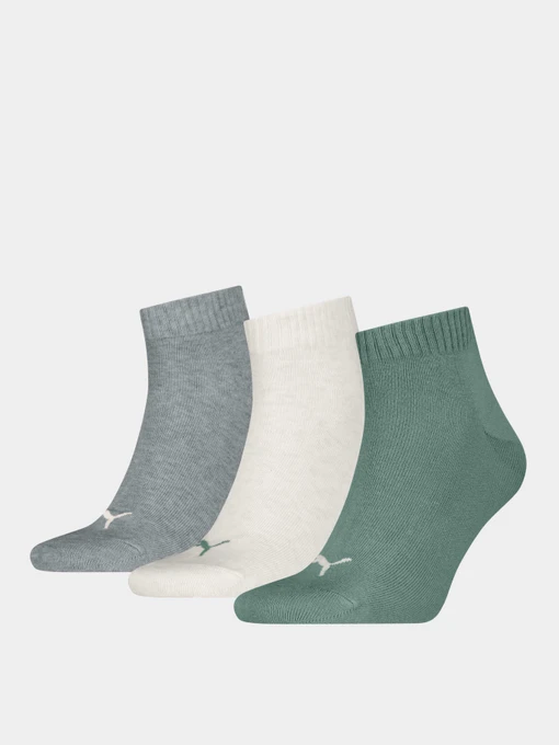 Носки и гольфы PUMA Unisex Quarter Plain 3p модель 938589 Фото