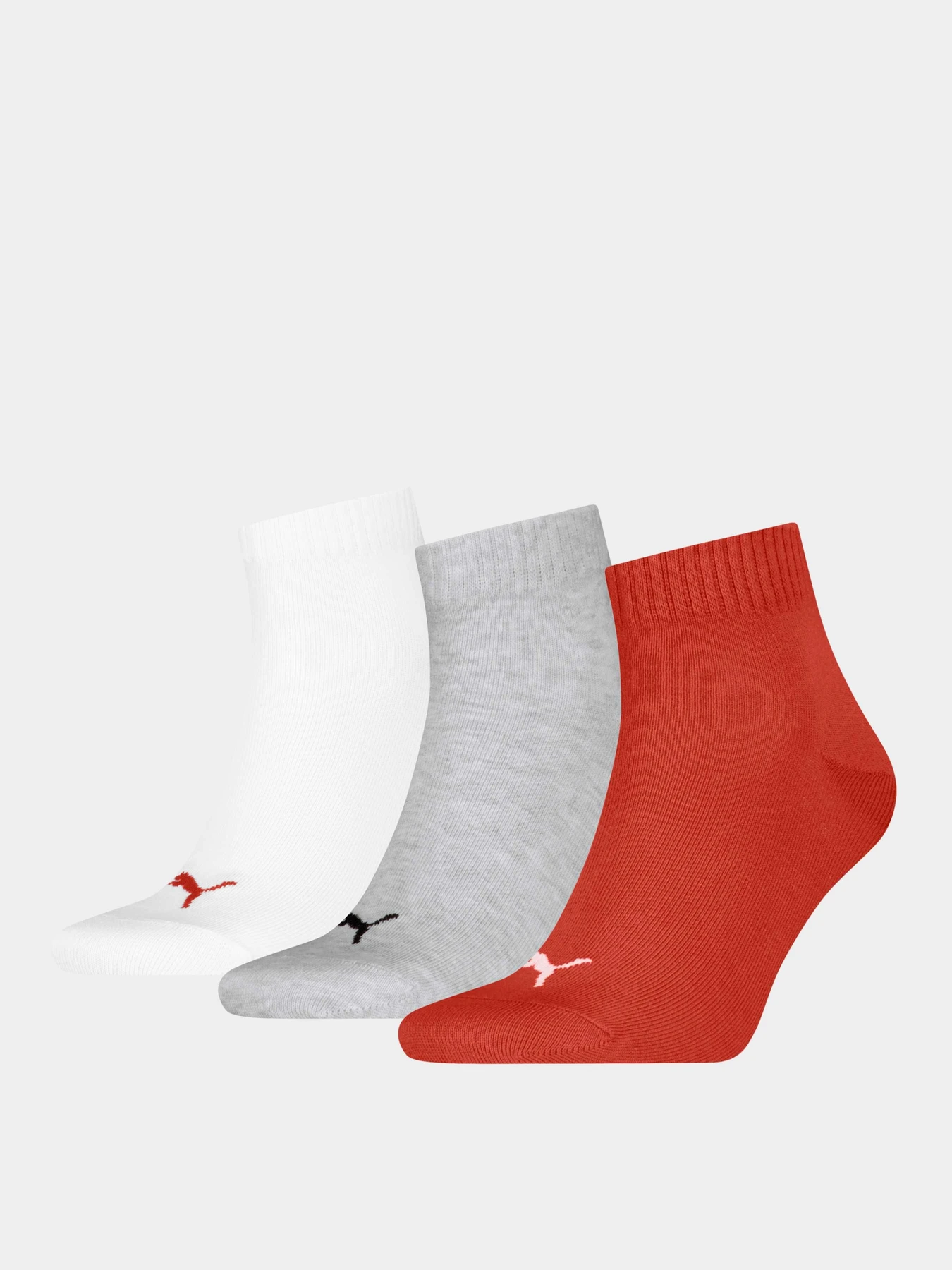Шкарпетки та гольфи PUMA Unisex Quarter Plain 3p модель 938589 Фото