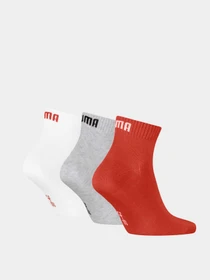 Шкарпетки та гольфи PUMA Unisex Quarter Plain 3p модель 938589 Фото