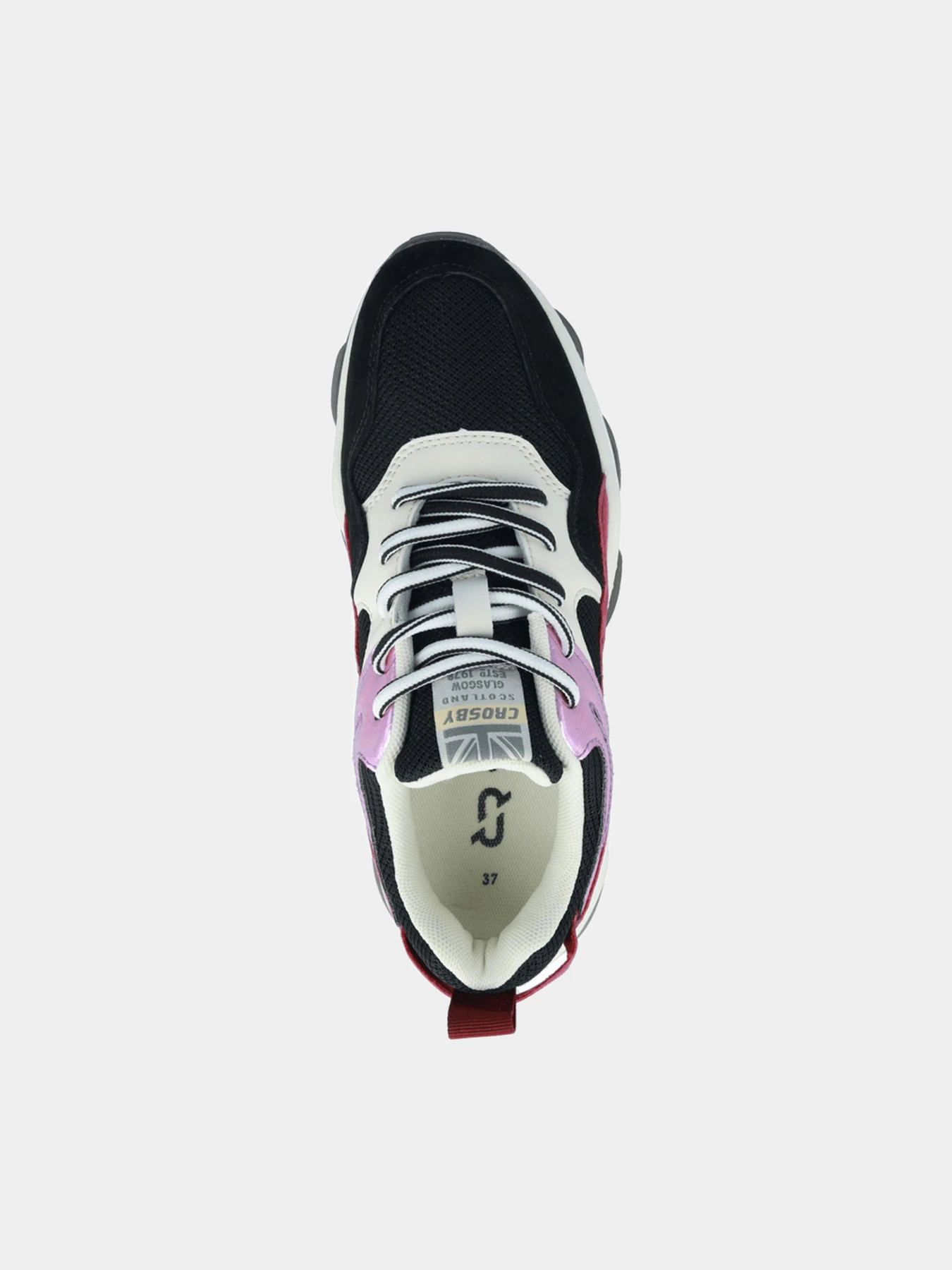 Кросівки Crosby модель 418148/01-12W-black/bordeaux Фото