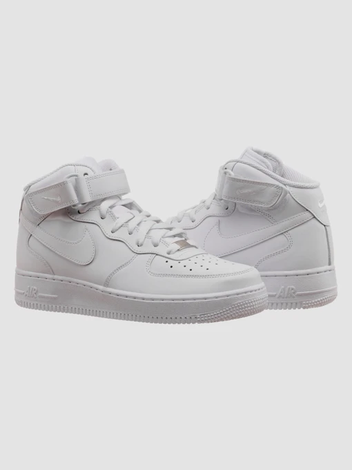 Шкіряні Чоловічі Кросівки повсякденні NIKE Air Force фото 2