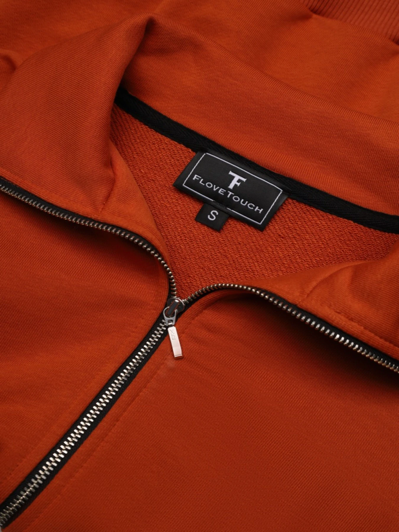 Худи и свитшоты FloveTouch модель halfzip-terracotta Худи и свитшоты FloveTouch модель halfzip-terracotta Фото