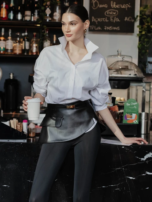 Jadone Fashion Ремінь колір чорний фото 2