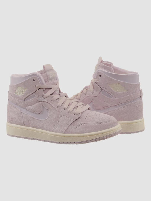 Замшеві Жіночі Кросівки повсякденні Jordan 1 Zoom Air Comfort фото 2