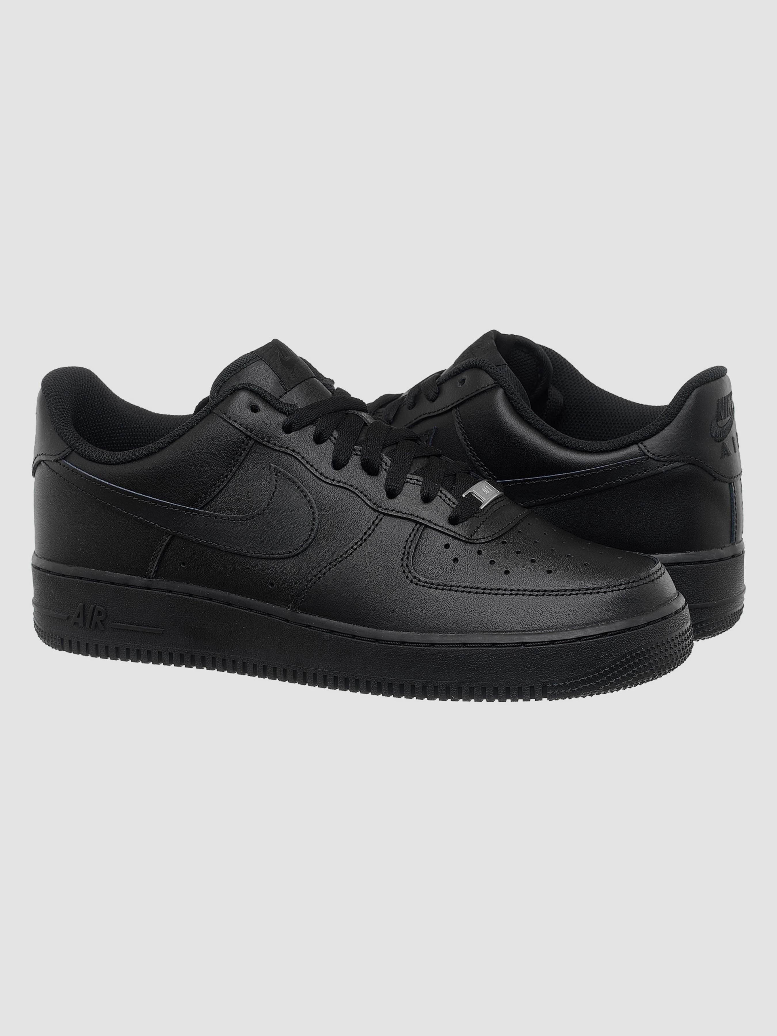Шкіряні Чоловічі Кросівки повсякденні NIKE Air Force 1 07 фото 2