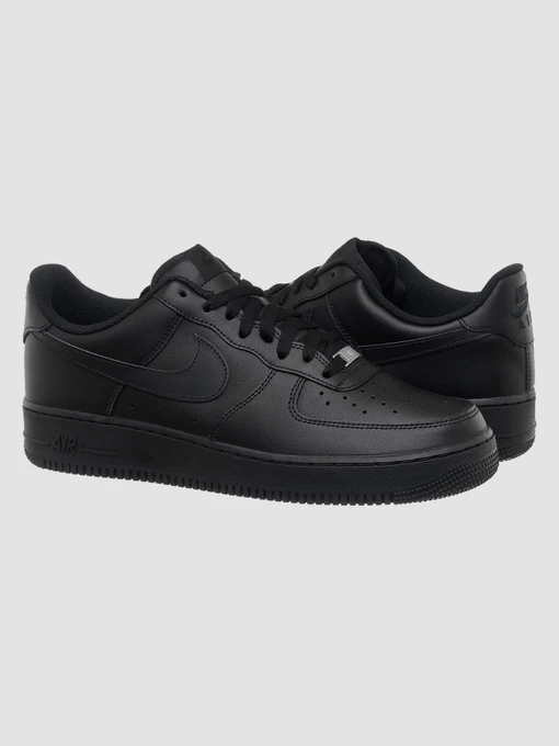 Шкіряні Чоловічі Кросівки повсякденні NIKE Air Force 1 07 фото 2