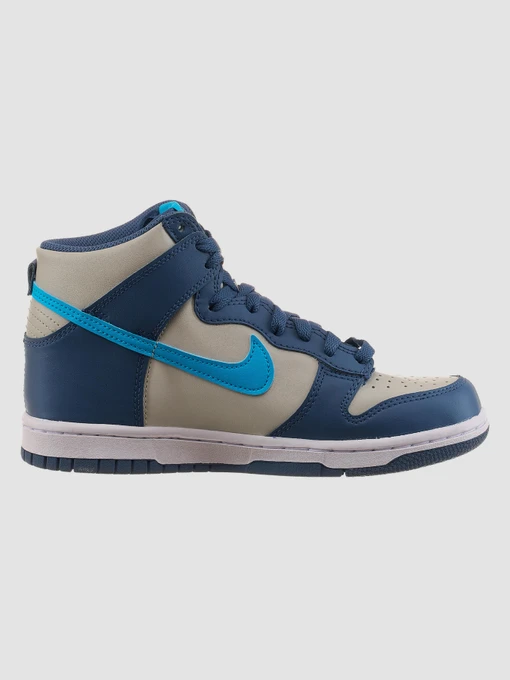 Жіночі Кросівки повсякденні NIKE Dunk High Gs Grey Blue фото 3
