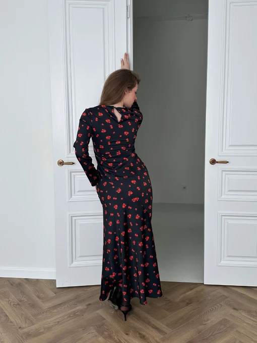 Сатинова Жіноча Сукня максі HANDY WEAR Lara фото 2