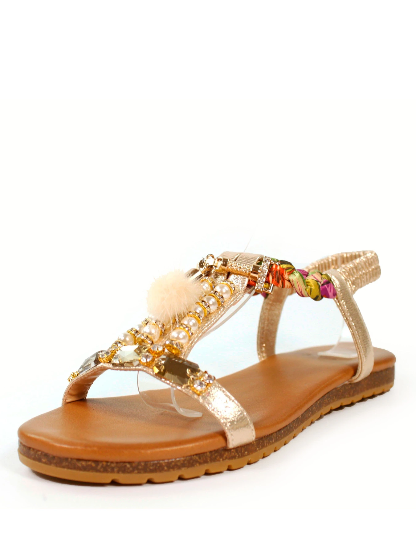 Сандалии It-girl модель 520-gold Фото