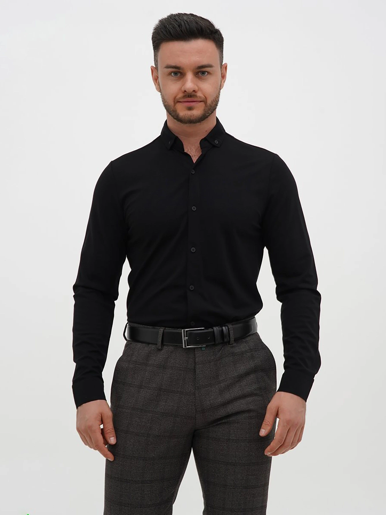 Рубашки Trend Collection модель TC12735BlackRBSHKMN Фото