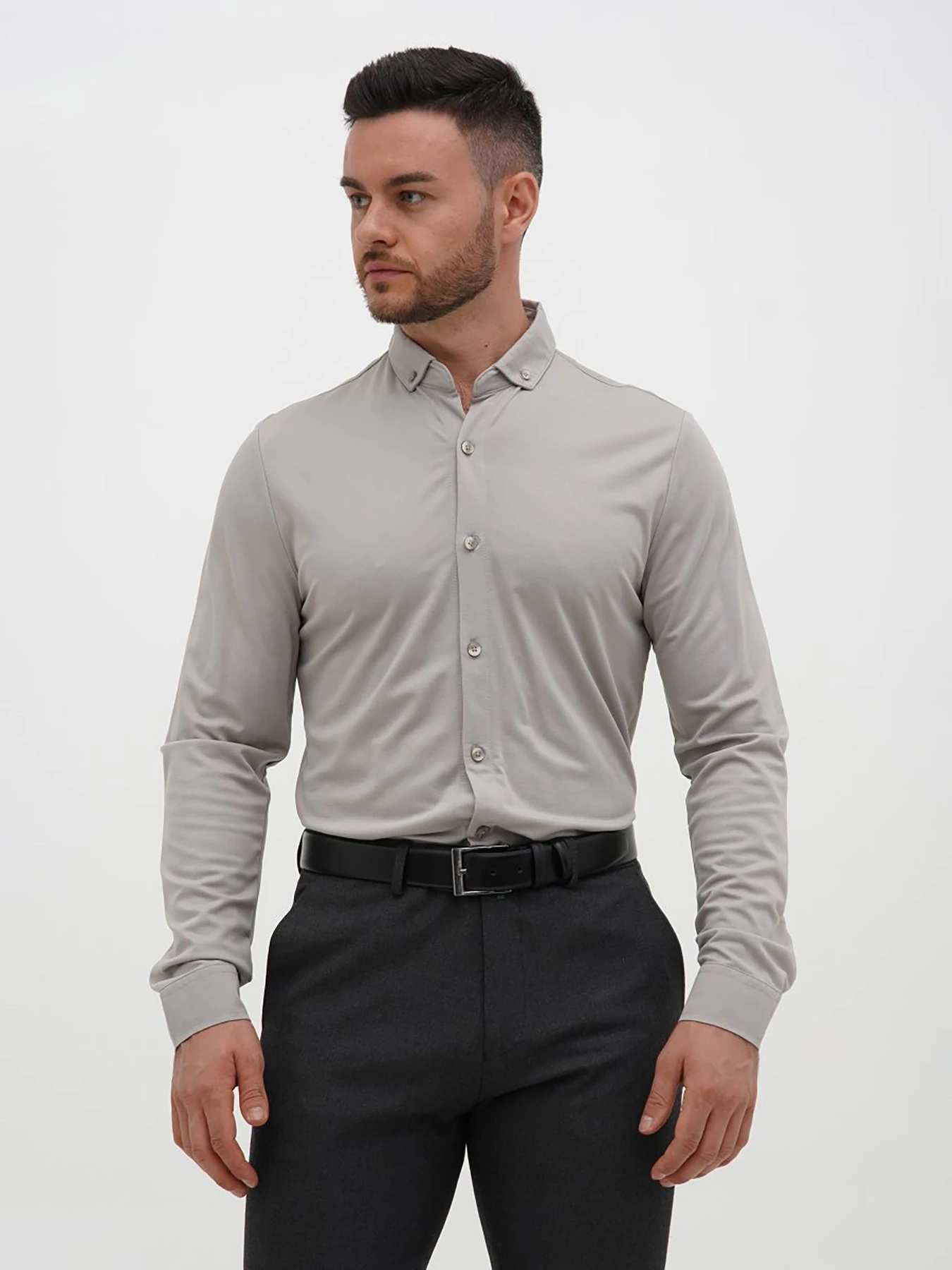 Рубашки Trend Collection модель TC12734LightGreyRBSHKMN Фото