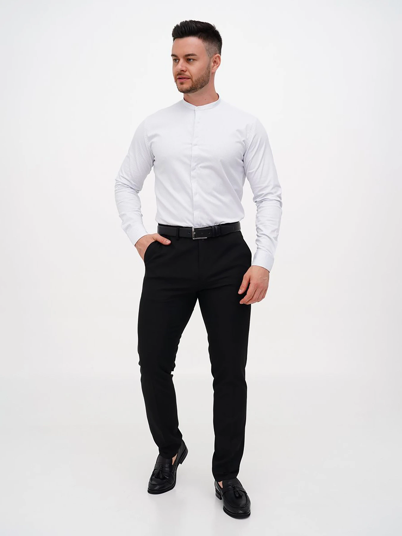 Рубашки Trend Collection модель TC11477WhiteRBSHKMN Фото