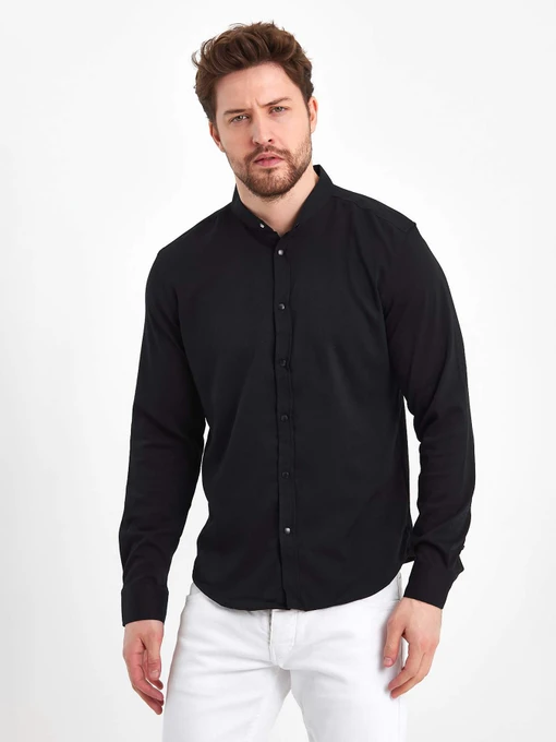Рубашки Trend Collection модель TC11357BlackRBSHKMN Фото