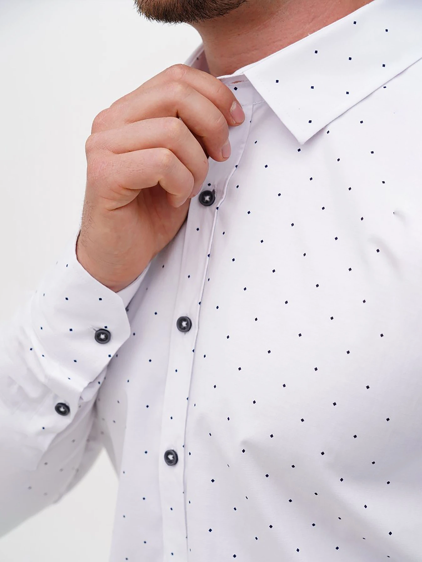 Сорочки Trend Collection модель TC11229WhiteRBSHKMN Фото