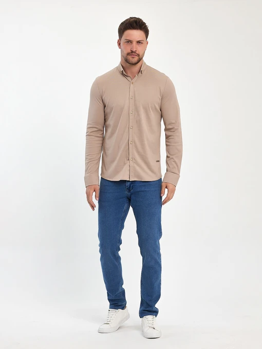 Рубашки Trend Collection модель TC11045BrownRBSHKMN Фото