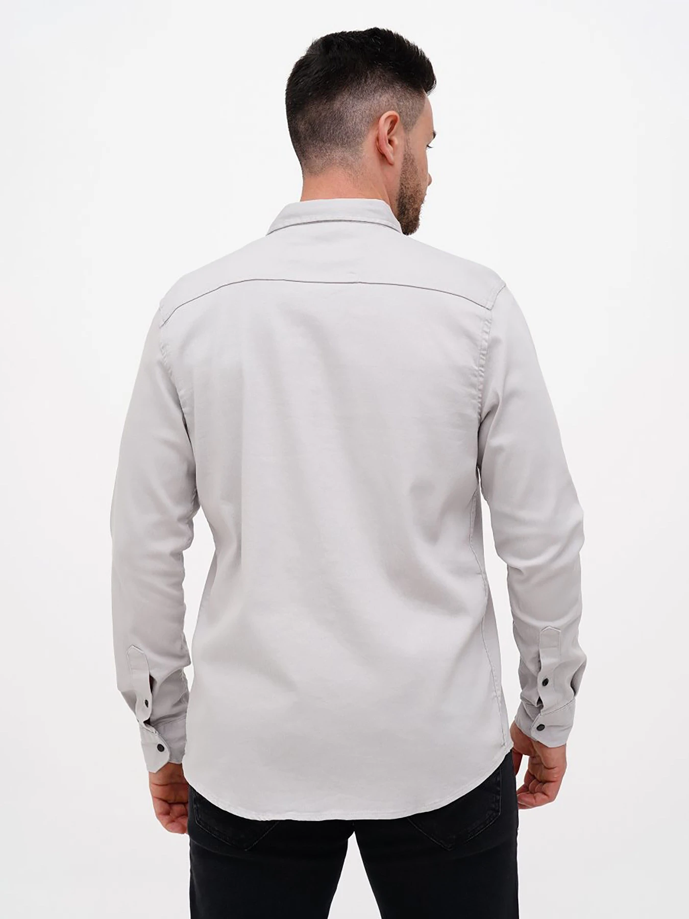 Рубашки Trend Collection модель TC11016LightGreyRBSHKMN Фото