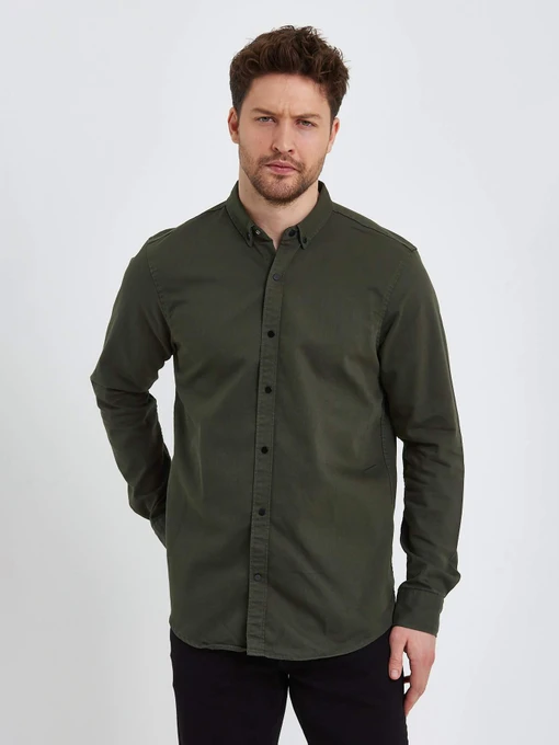 Рубашки Trend Collection модель TC10958KhakiRBSHKMN Фото