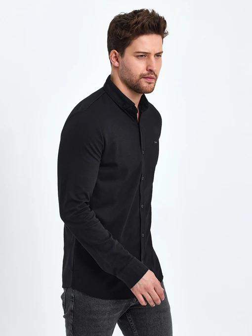 Рубашки Trend Collection модель TC10383BlackRBSHKMN Фото