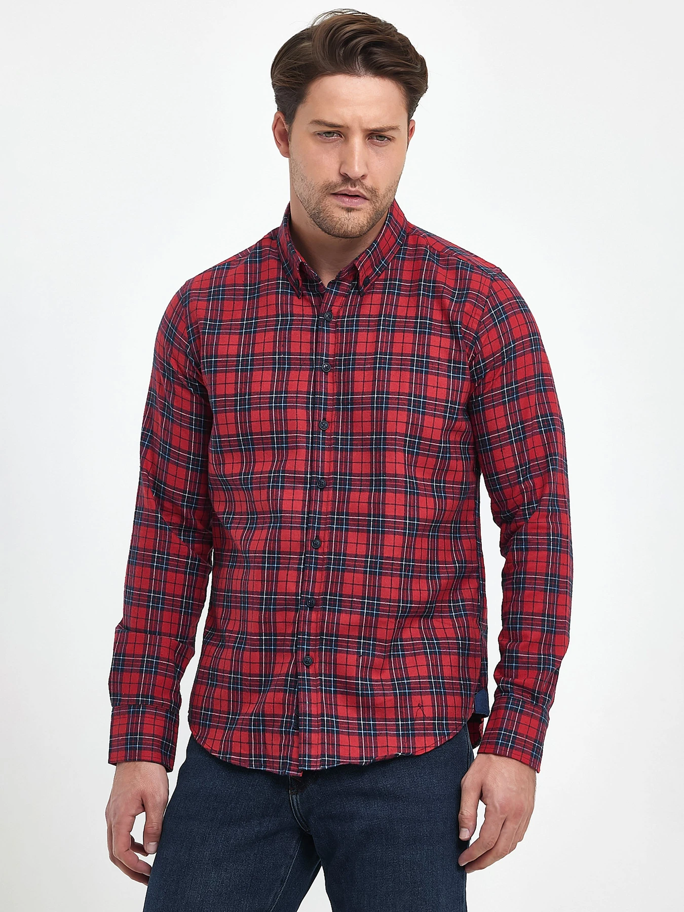 Рубашки Trend Collection модель TC10226RedRBSHKMN Фото