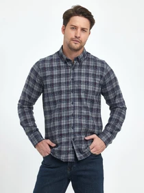 Рубашки Trend Collection модель TC10225GreyRBSHKMN Фото